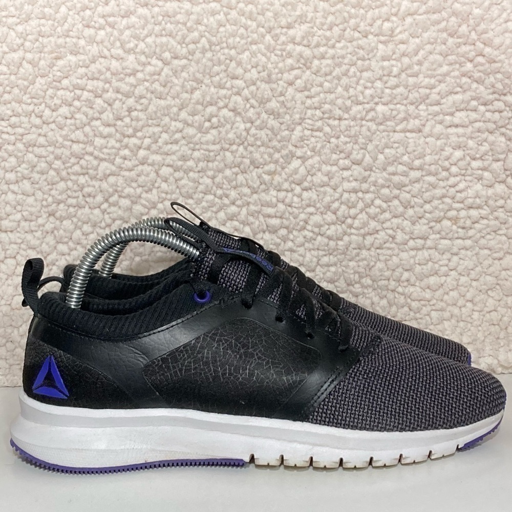 Reebok Womens Print Athlux Shatter Gray Running Athletic Sneakers Shoes SZ US 9